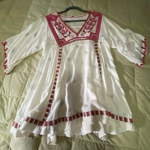 Free people boho babydoll dress